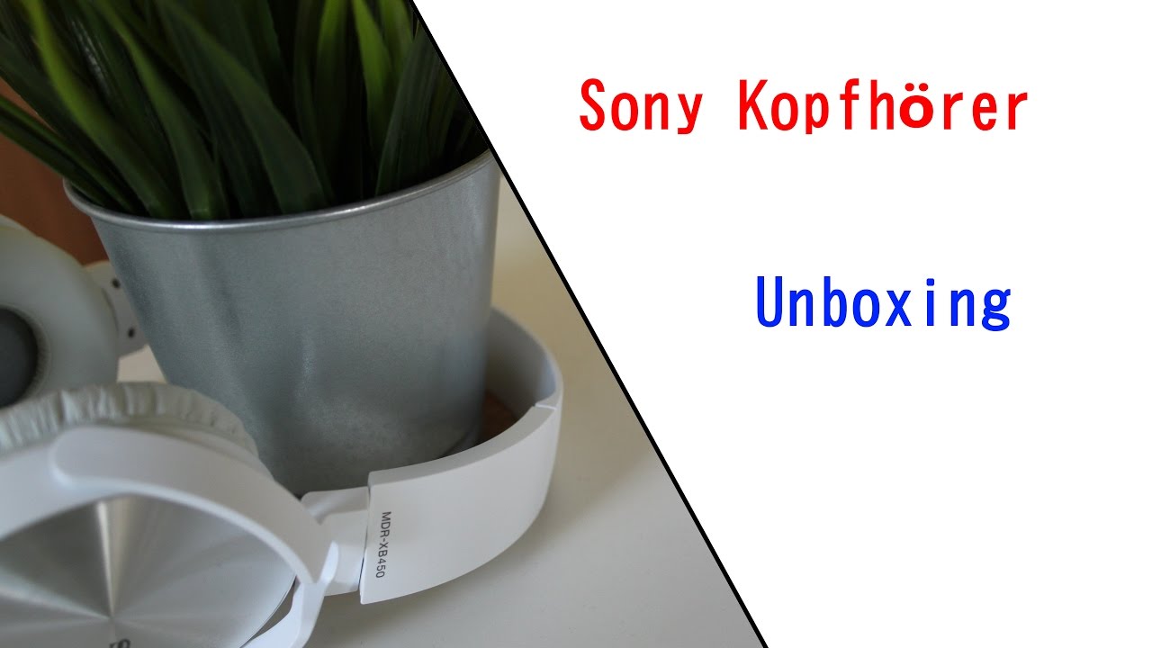 Sony MDR-XB450AP Extra Bass Kopfhörer | Unboxing | HD