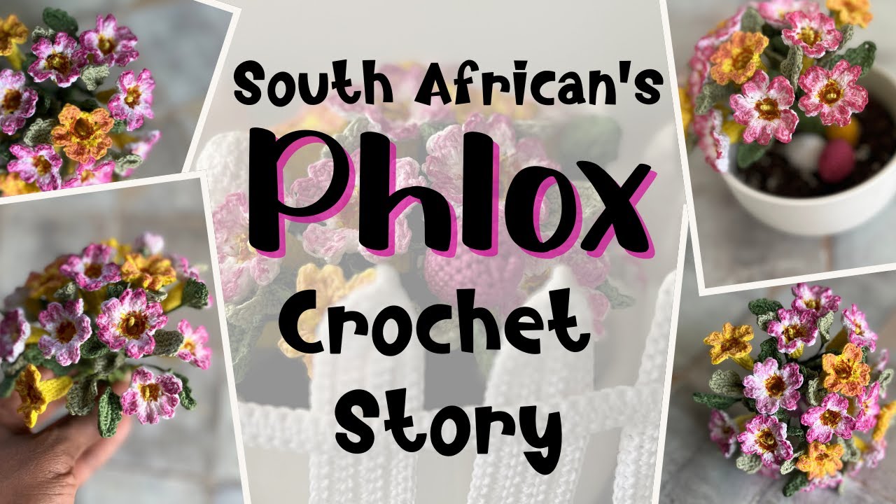 Peek Inside The Crochet Phlox Picket Fence Garden! Spring Is Here! 🌷