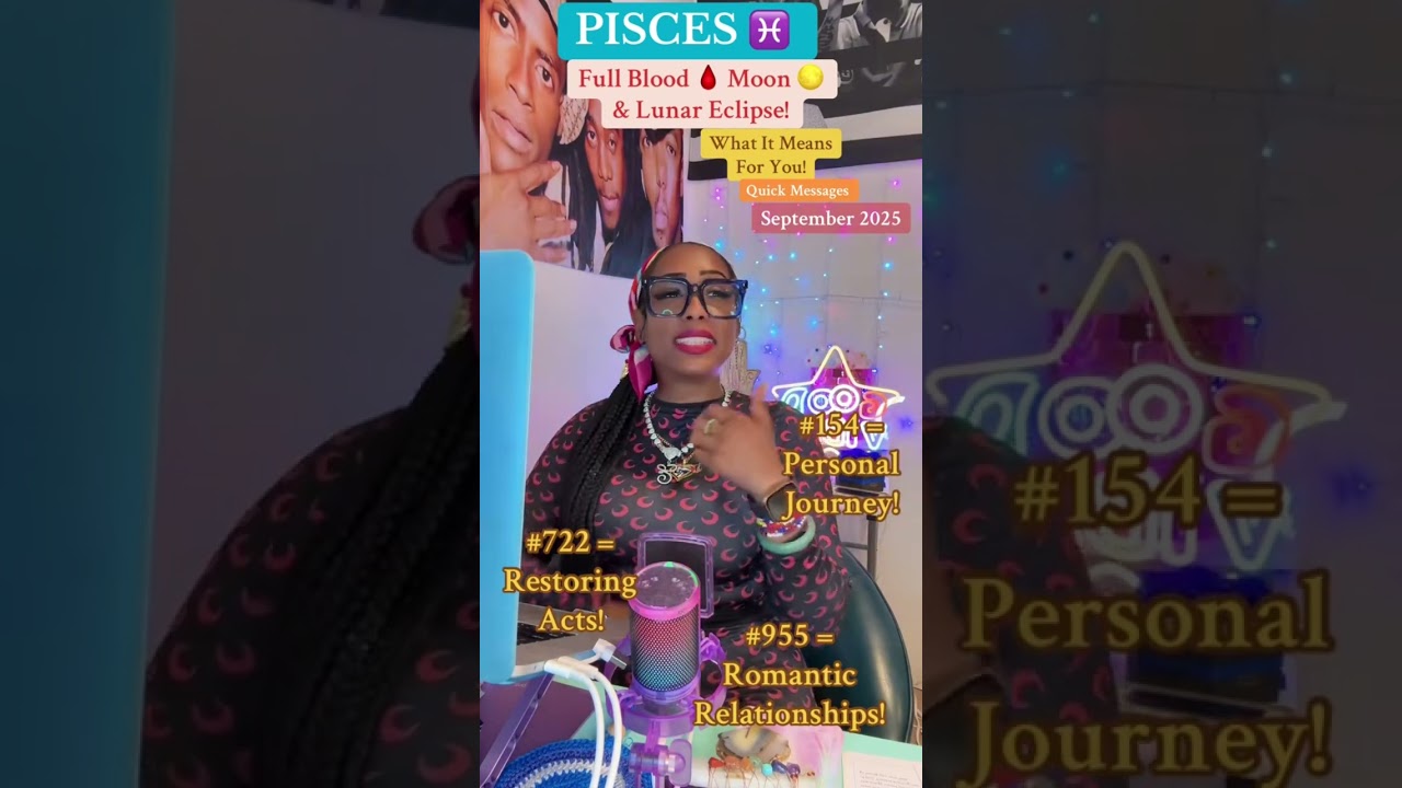 PISCES ♓️ LUCKIEST NUMBERS & LUCKY ANGEL MESSAGES FOR YOU! 🍀9/25 #722 RESTORING ACTS! #fy