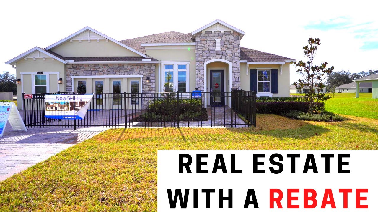 Jasmine model by Lennar homes in the Estates at Wellington in Oviedo. Buyer agent rebate at closing