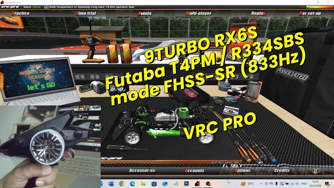 9TURBO RX6S play VRC PRO