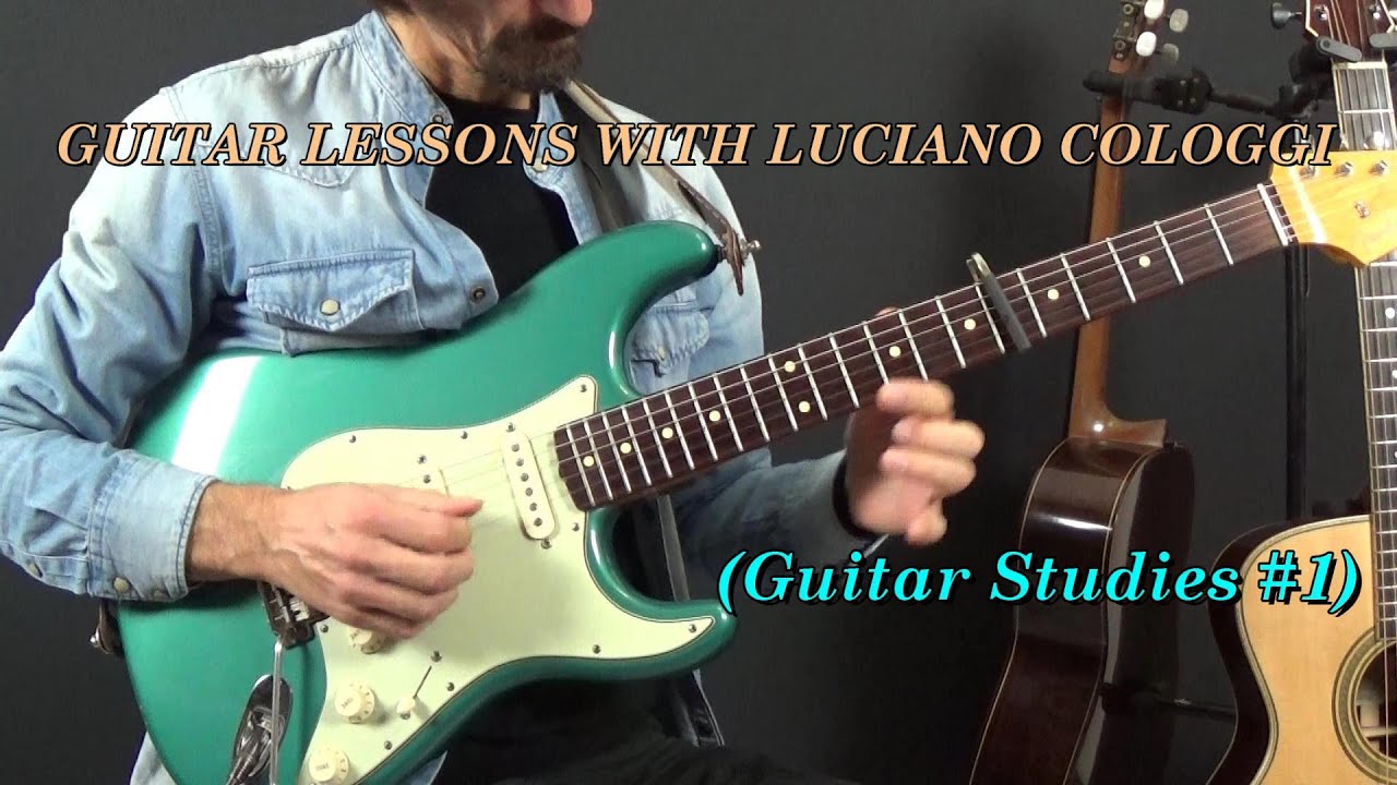 Guitar Study #1 (Blues Study) GUITAR LESSONS WITH LUCIANO COLOGGI