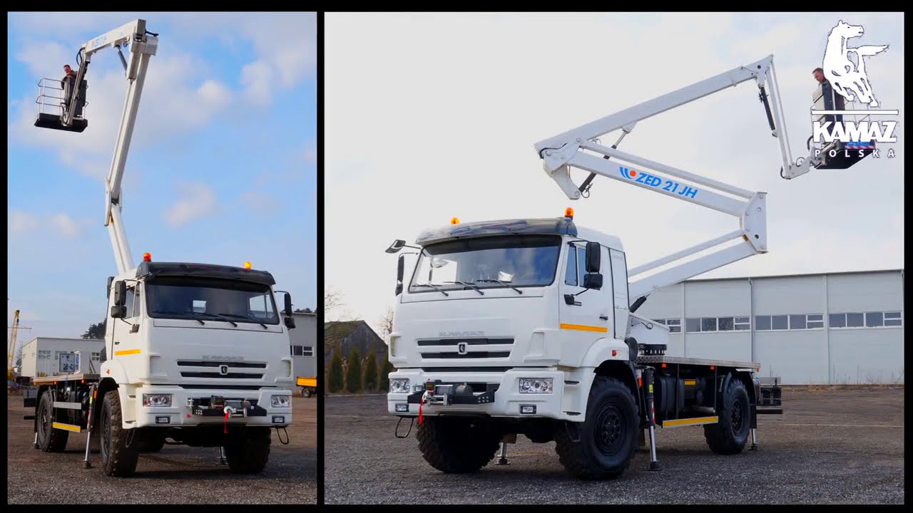 Podnośnik koszowy 21m Kamaz B1228(43502)4x4