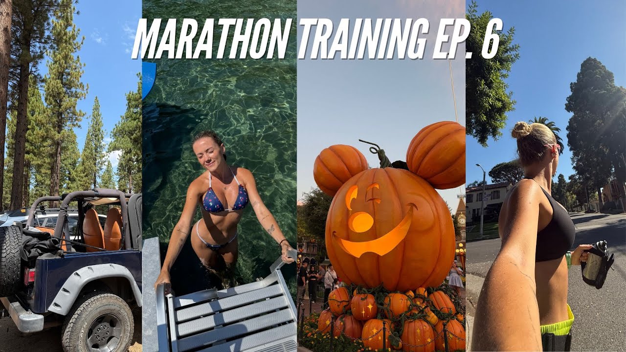 SPEND A WEEK WITH ME IN CALIFORNIA |  a 30km run, visiting Disney in fall and a trip to Lake Tahoe
