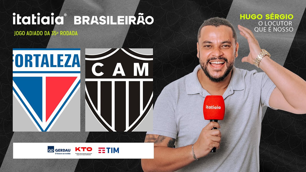 FORTALEZA X ATL&Eacute;TICO AO VIVO NA ITATIAIA | REACT DO BRASILEIR&Atilde;O 2025