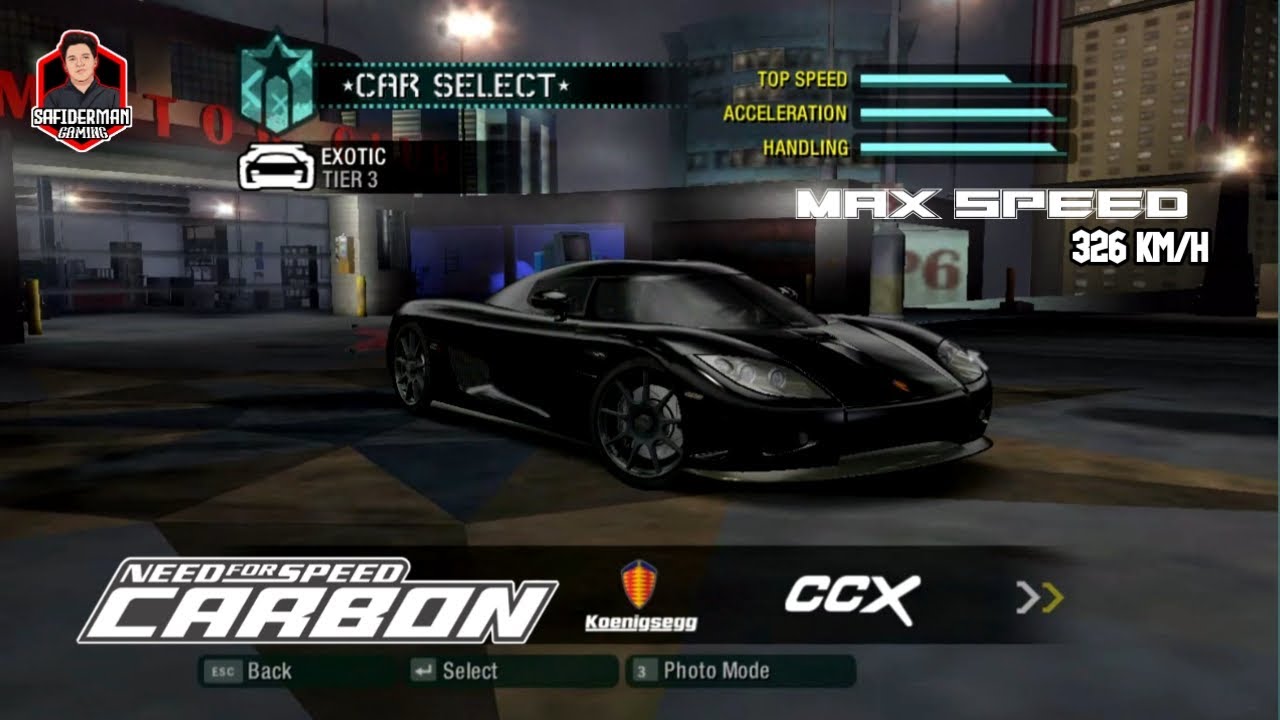 Max Speed Koenigsegg CCX - Nfs Carbon Indonesia | Oleh Safiderman (2021)