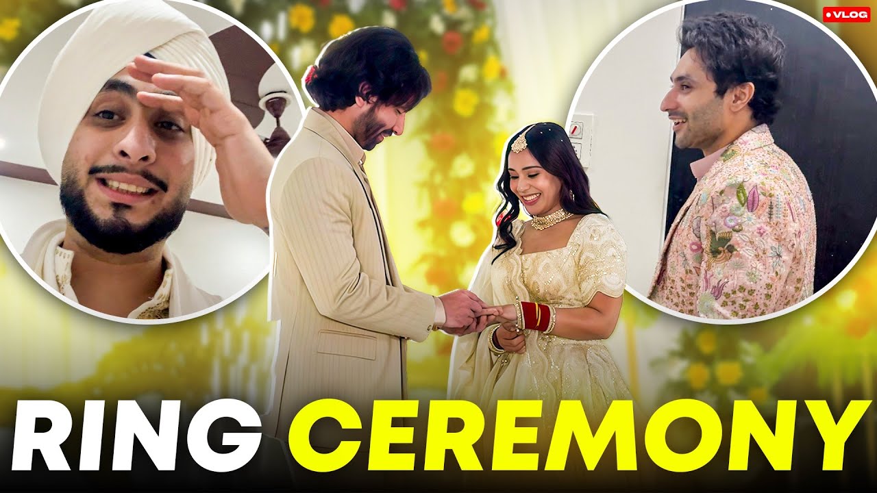 @MohitChhikaraVlog KI RING CEREMONY ❤️ || Jaigo gill vlogs