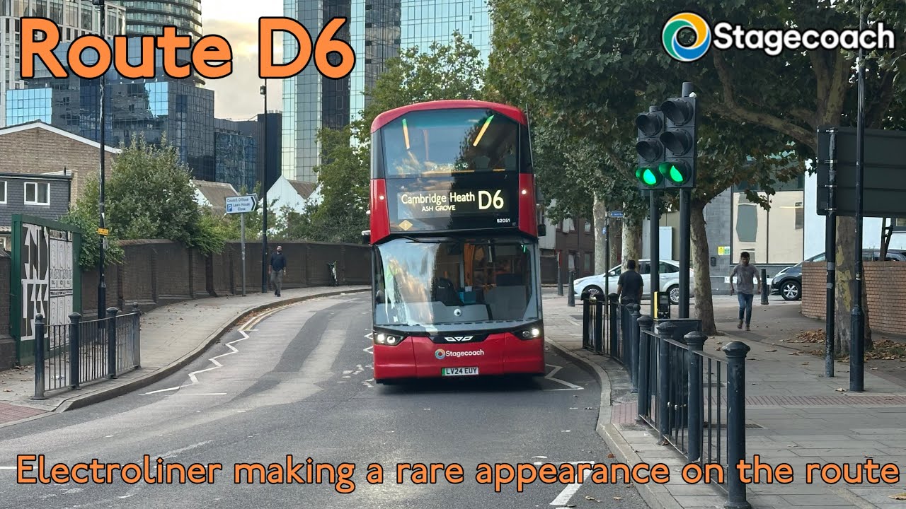 *RARE* ~ 82051 makes an appearance on the D6 | Wright Electroliner EV - (Stagecoach London)