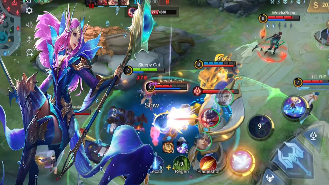 NO FLICKER ON ODETTE  - ODETTE WITH FLAMESHOT SHOWING NO MERCY