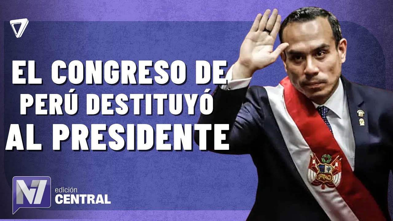Perú destituye a su presidente José Gerique tras escándalo