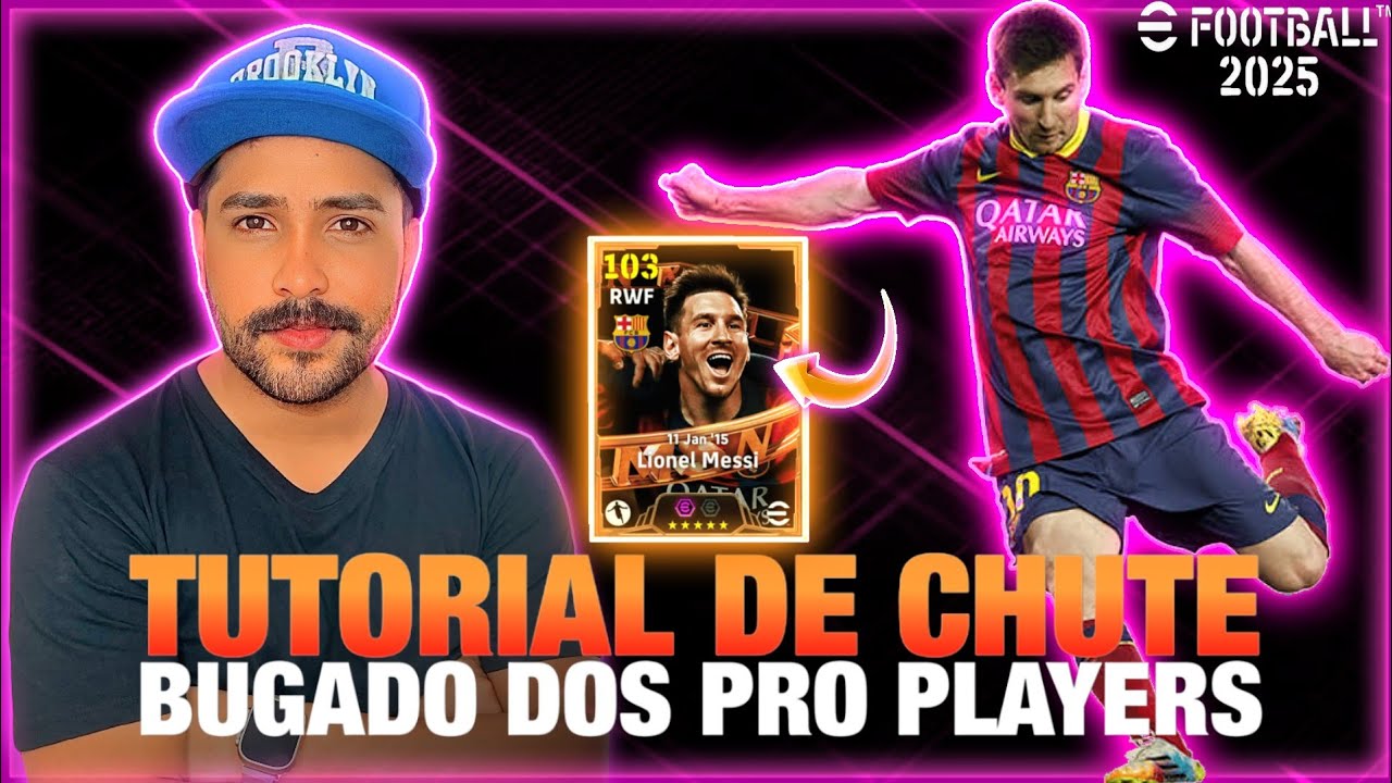 🔥🎮TUTORIAL DE CHUTE BUGADO COM QUALQUER JOGADOR | EFOOTBALL 2025.