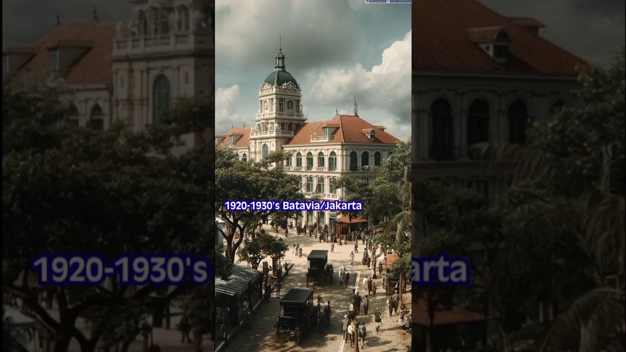 Old Jakarta (Batavia) in 1920-1930's