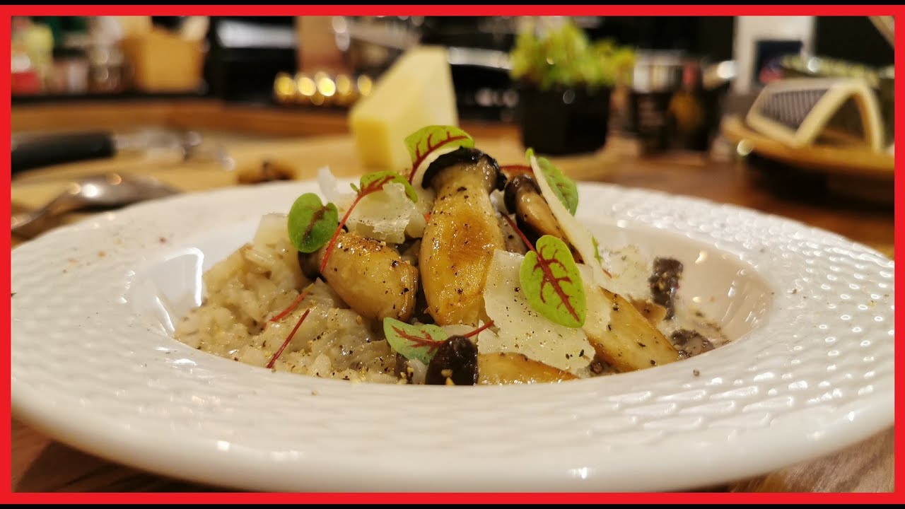 Risotto cu Ciuperci - King Oyster Risotto - Home Cooking - Florin Arvunescu