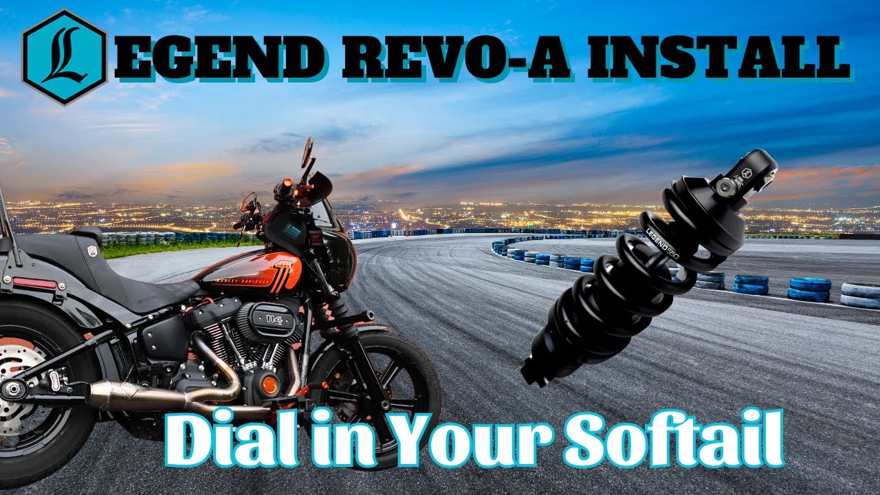 Legend Revo-A Mono Shock Coil Suspension Install Softail Street Bob 114