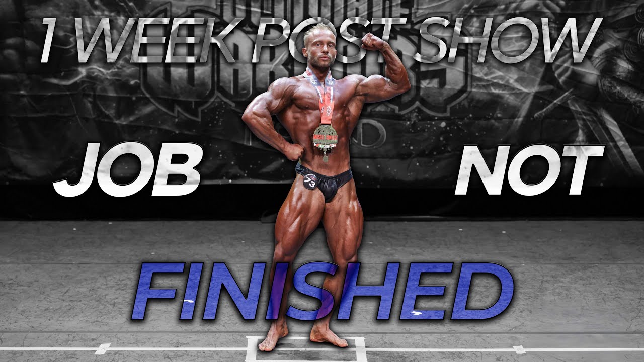 Job Not Finished - 1 week post show update