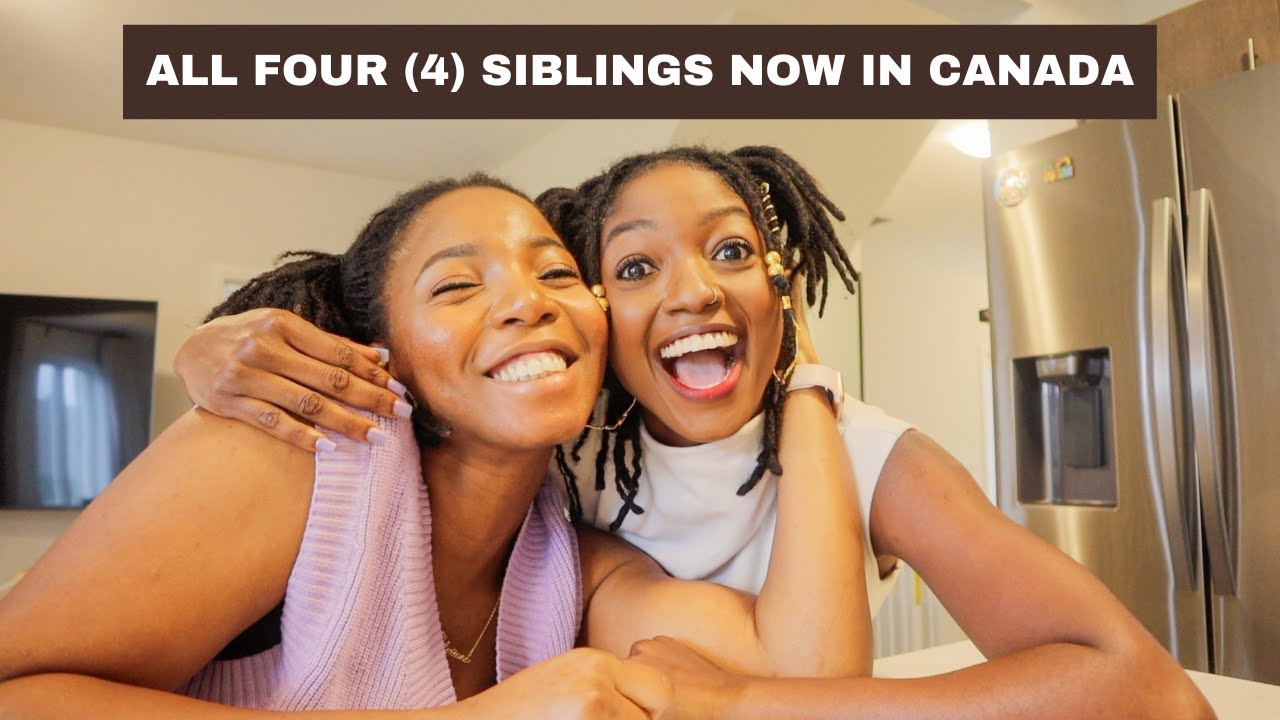 LOOK WHO IS HERE 😭 *SIBLINGS RE-UNITE IN CANADA AFTER YEARS APART*
