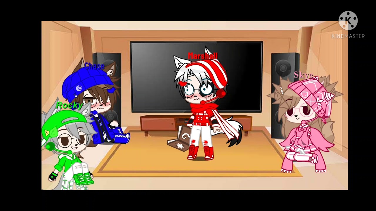 🐾Paw Patrol🐾 react to adopt me meme