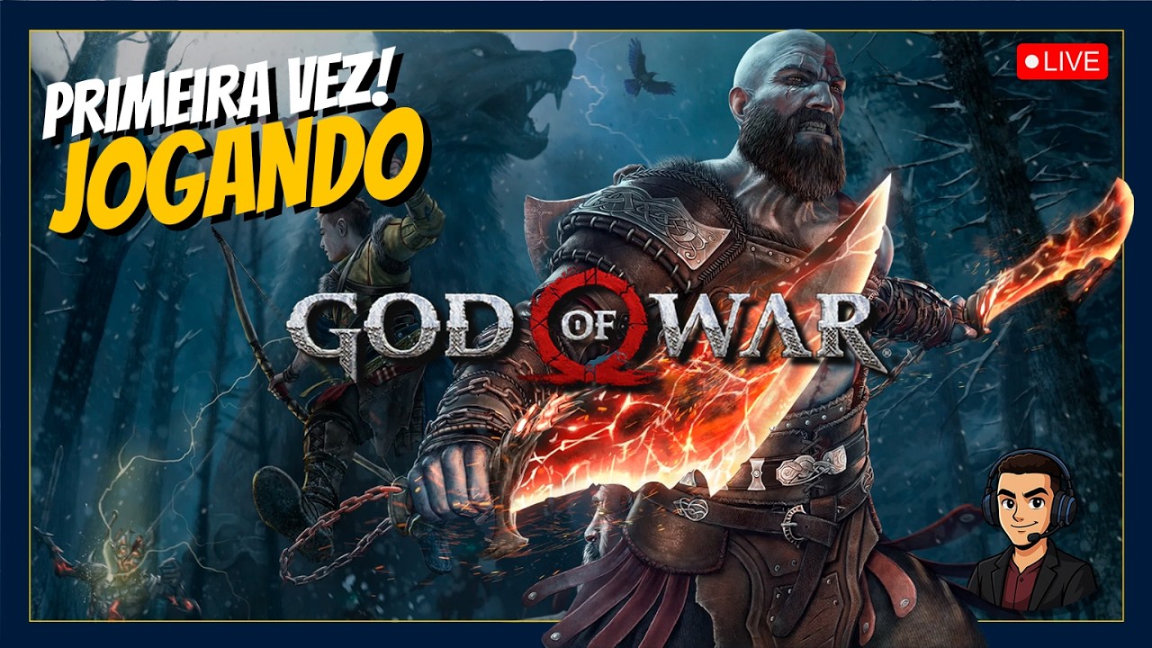God of War 2018 AO VIVO (PT-BR) — PRIMEIRA VEZ JOGANDO! 🔥 #gow #aovivo #ptbr #godofwar