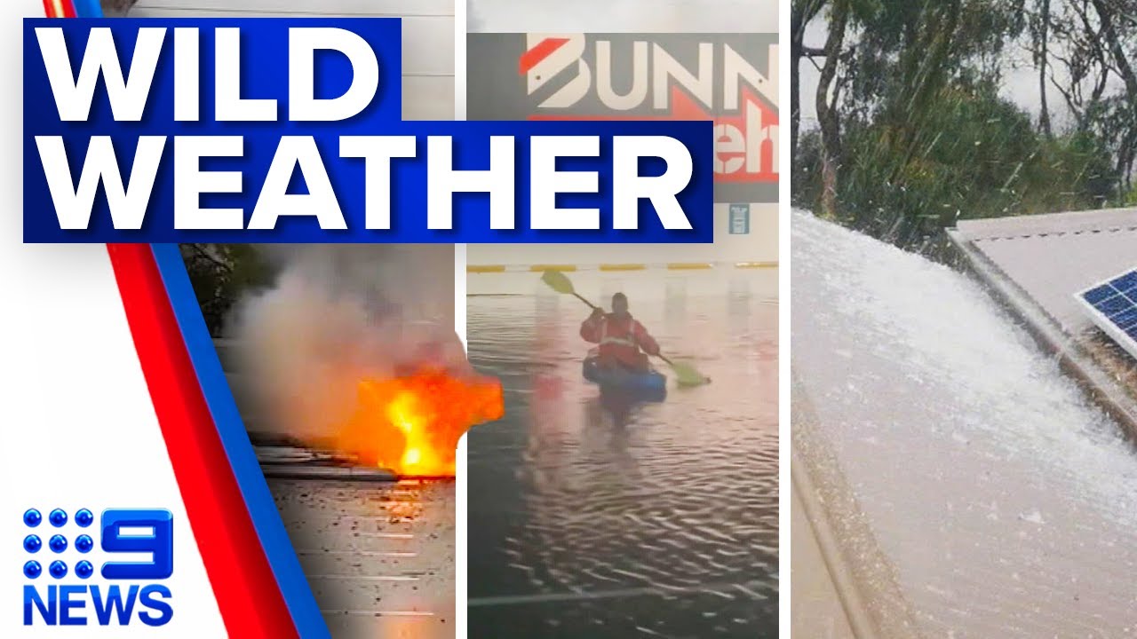 Perth experiences record drenching in wild weather | 9 News Australia