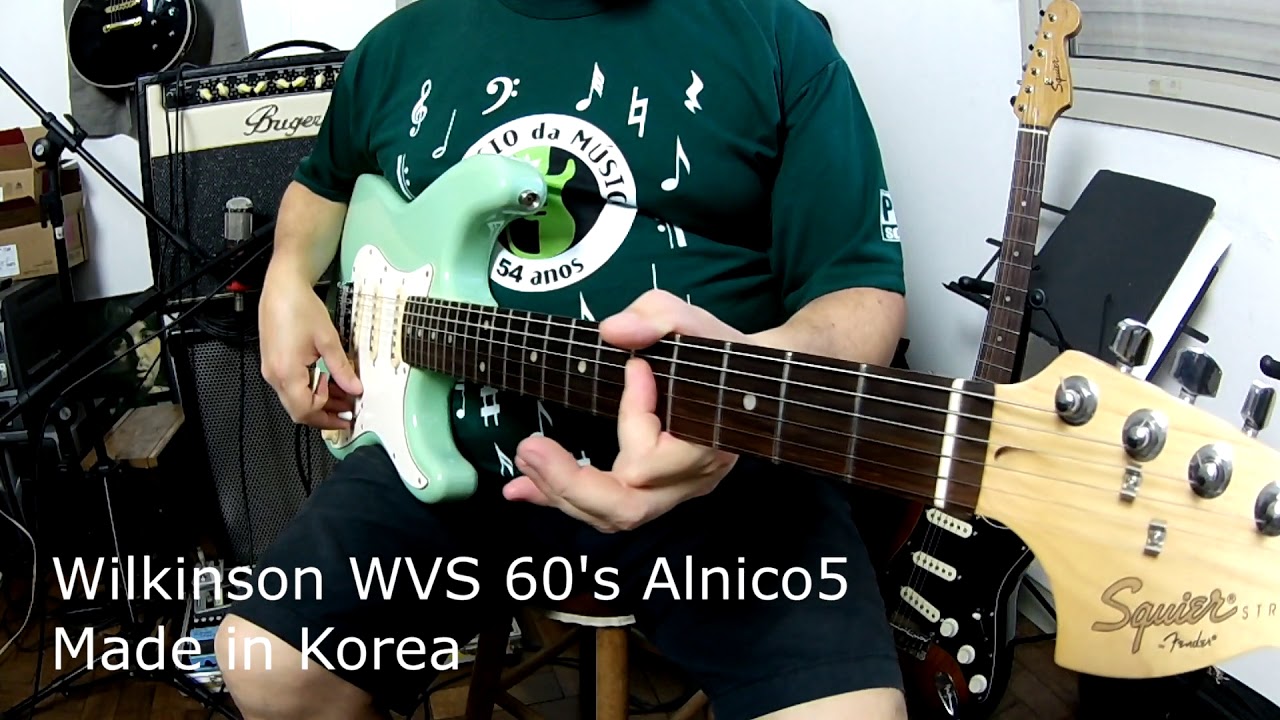 Fender Guitar Pickups Stratocaster Original '57/'62 reissue VS Wilkinson WVS 60's Alnico5