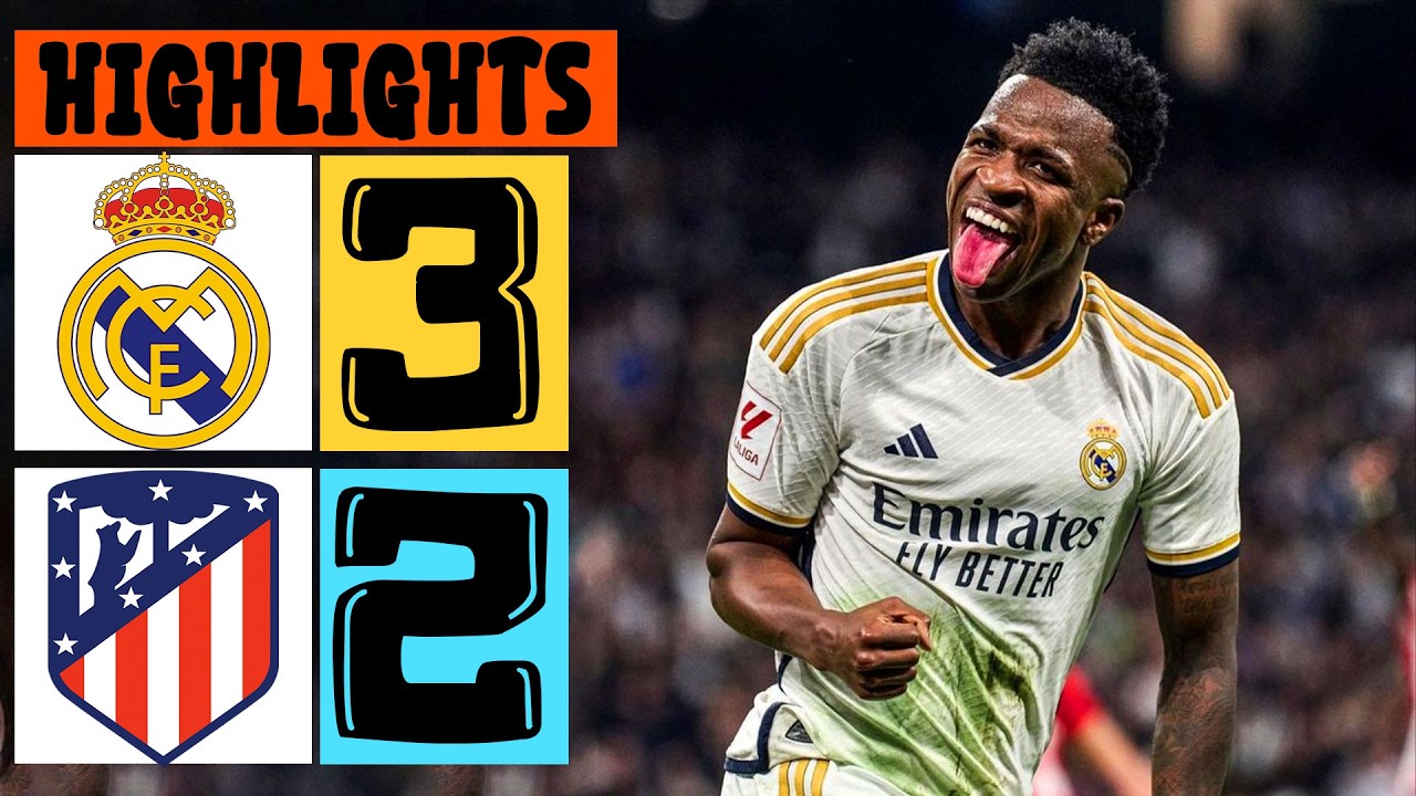 Real Madrid vs Atletico Madrid 3-2 🔥 Goles y Resumen / Highlights and Goals 2026