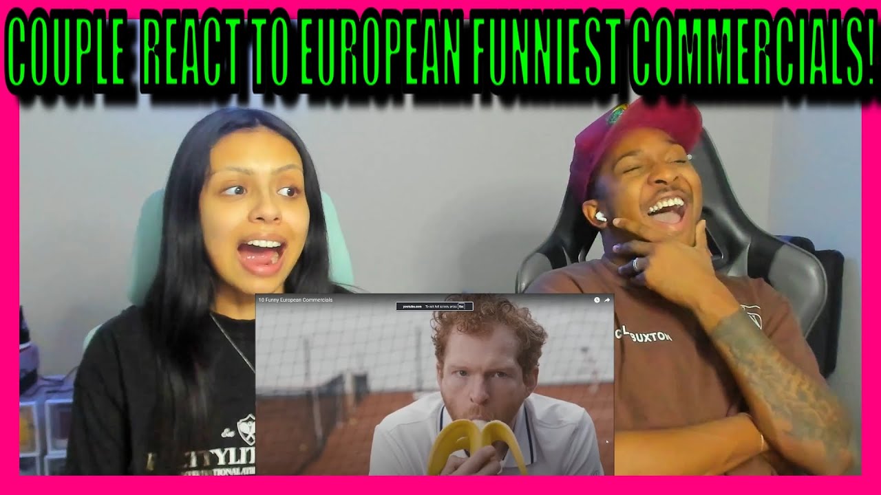 American Reacts to Hilarious European Commercials