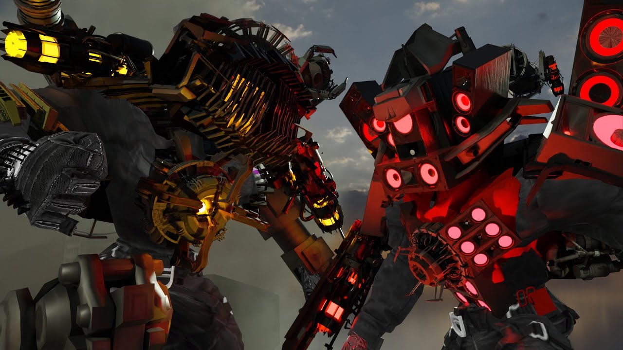 Upgraded titan speakerman 3.0 vs Watchman of doom (Part 1). 