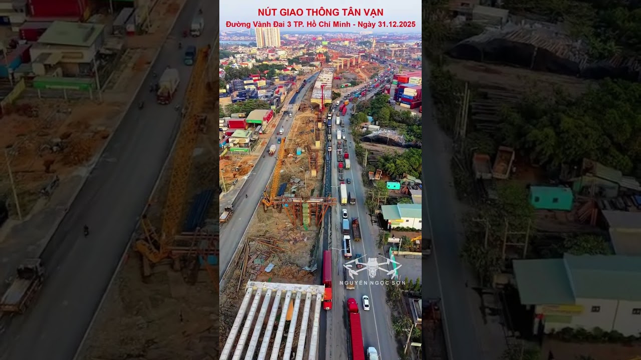 Nút giao Tân Vạn ngày 31.12.2025