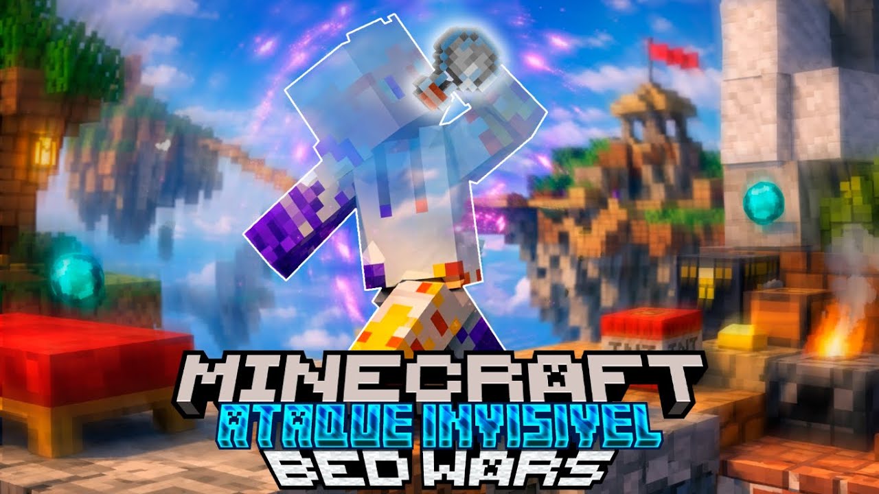 TÁTICA DA INVISIBILIDADE (BEDWARS) - Minecraft