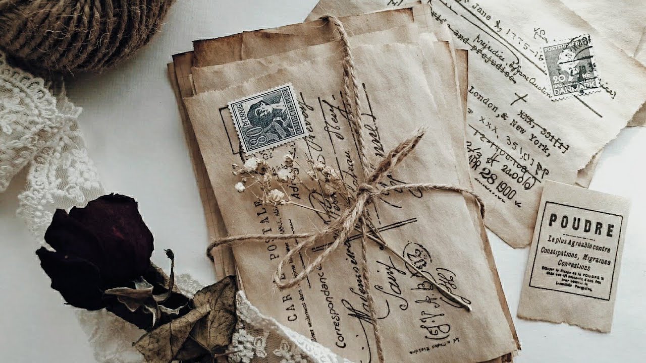 DIY vlog #6: How to make Tea dyed paper, making vintage paper. Easy!