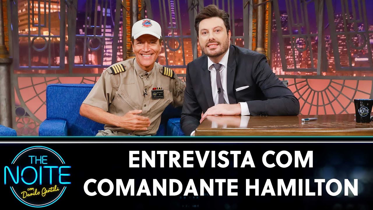 Entrevista com comandante Hamilton | The Noite (29/06/22)