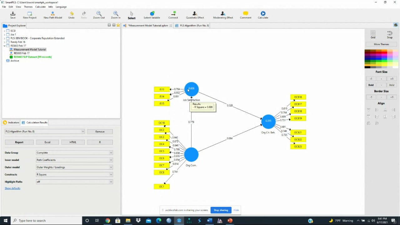 SmartPLS Measurement Model Tutorial