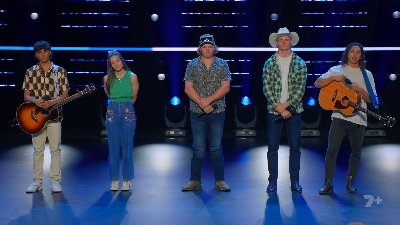 Trent, Denvah, Billy, Jesse & Tyler - Castle On The Hill | Australian Idol 2024 | Chorus Line