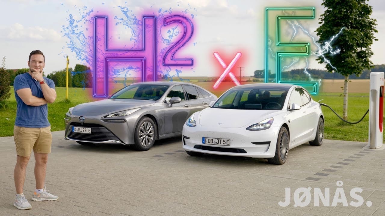 Wasserstoff oder Elektroauto - der Vergleich: Toyota Mirai VS Tesla Model 3 - was ist die Zukunft?