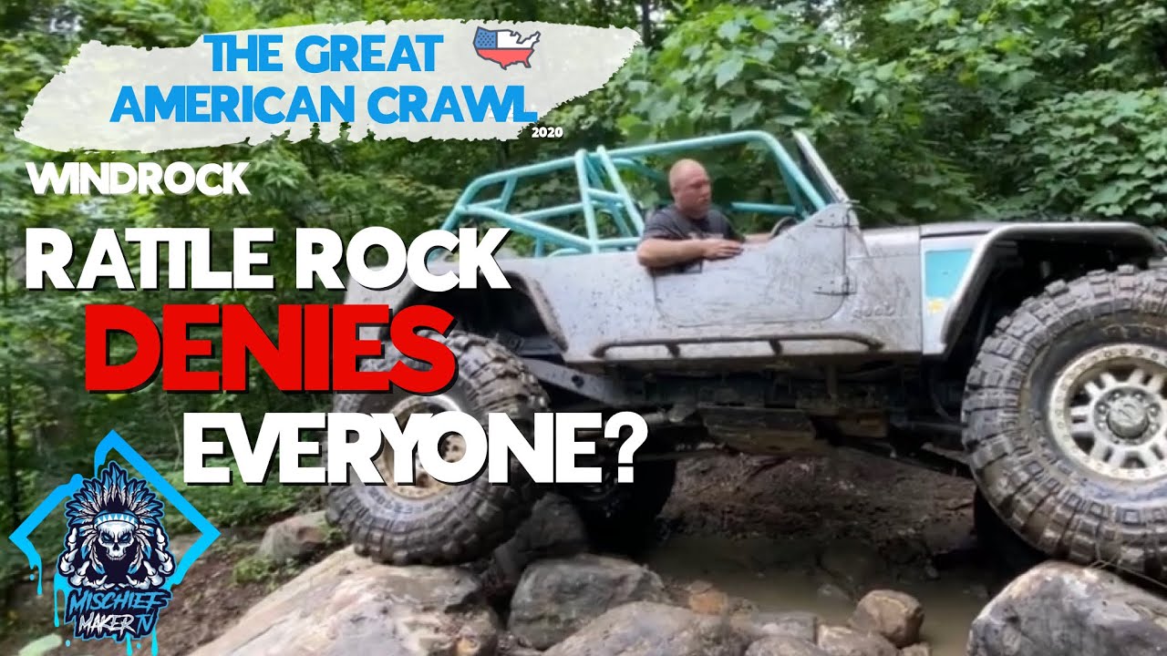 Crazy Windrock Trail Rattle Rock