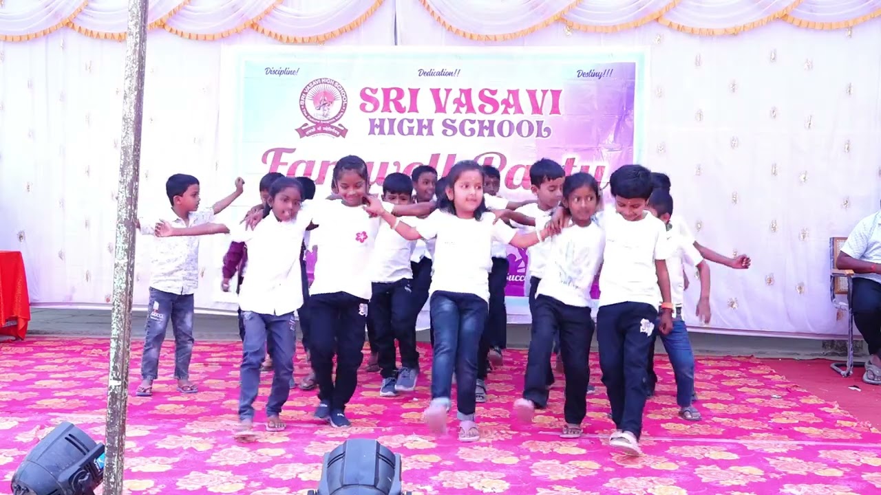 Sri VASAVI HIGH SCHOOL MADNOOR|| Dance performance 