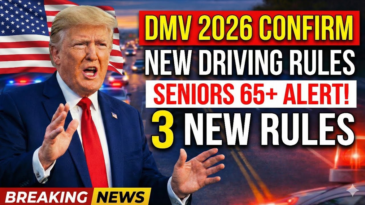 New 2026 DMV Driving Rules Explained &mdash; Drivers 65+ Need to Know!