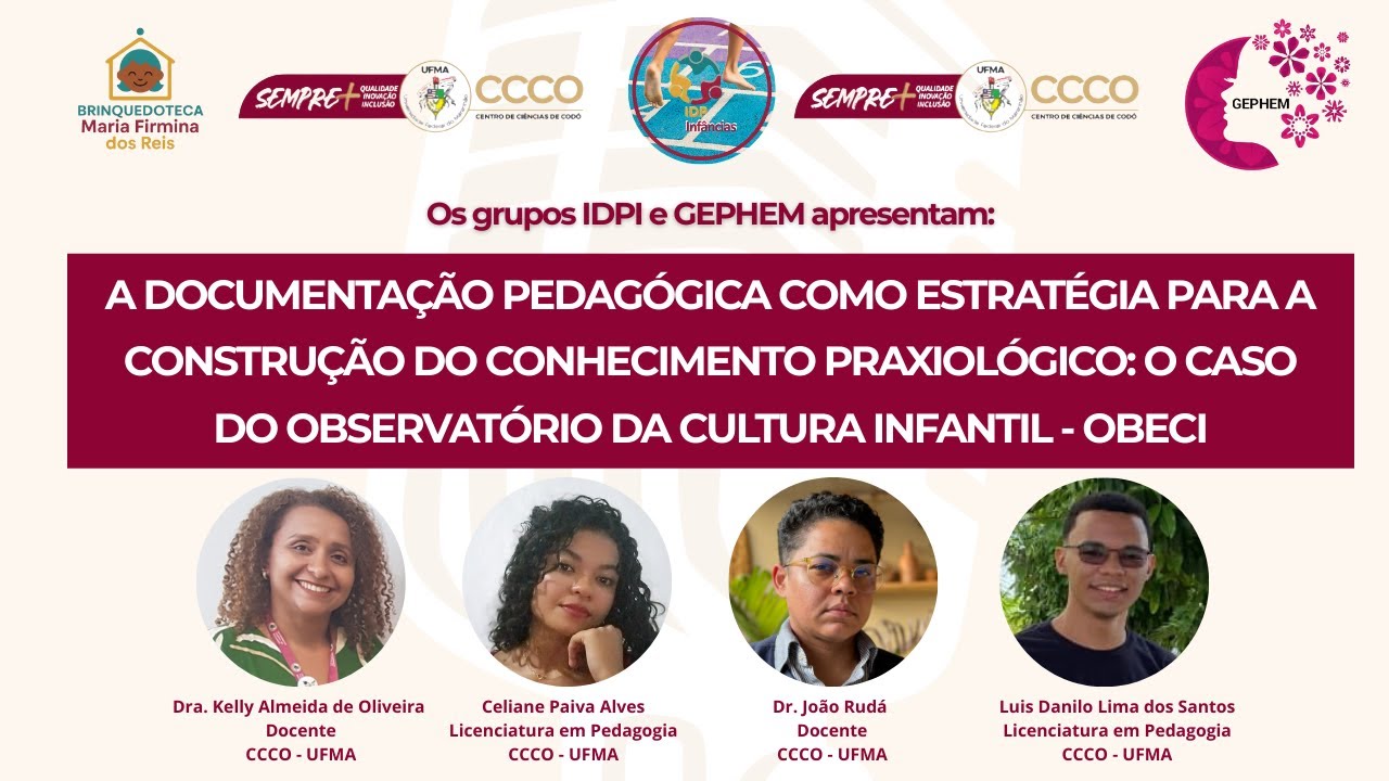 DOCUMENTAÇÃO PEDAGÓGICA DAS INFÂNCIAS