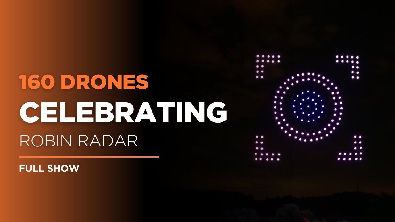 Robin Radar 15 Years Anniversary | Full Drone Show