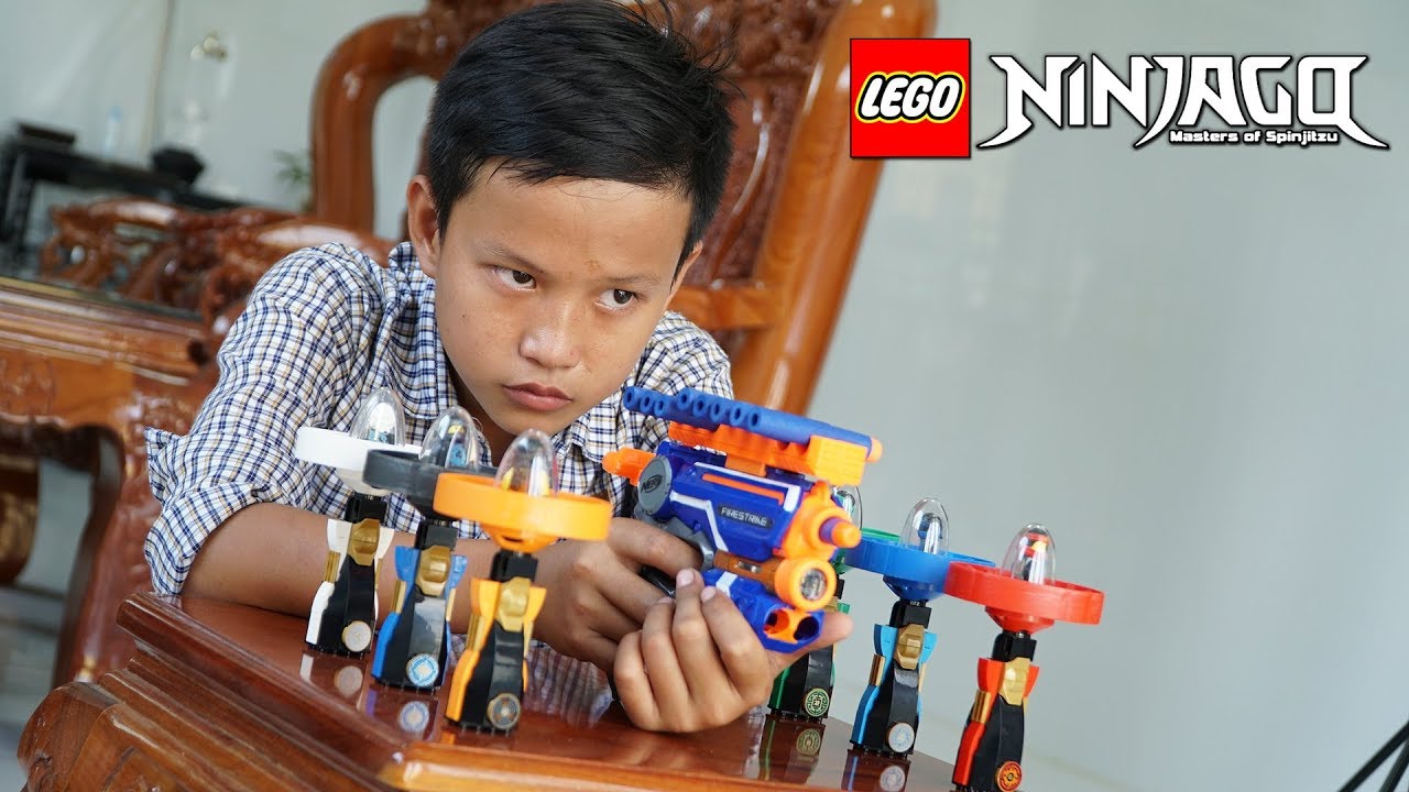NERF GUN LEGO NINJAGO BATTLE SHOT
