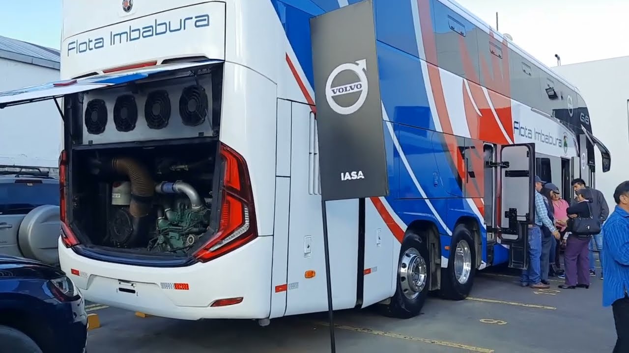Presentación de Flota Imbabura Volvo B430R en IASA transportes