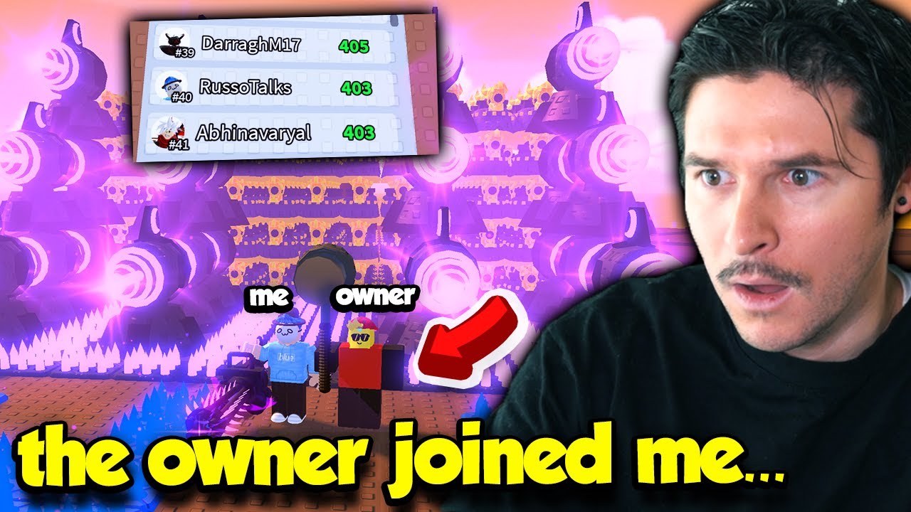 The OWNER JOINED ME In Roblox Build Ur Base... *I'M TOP 50 LEADERBOARD*