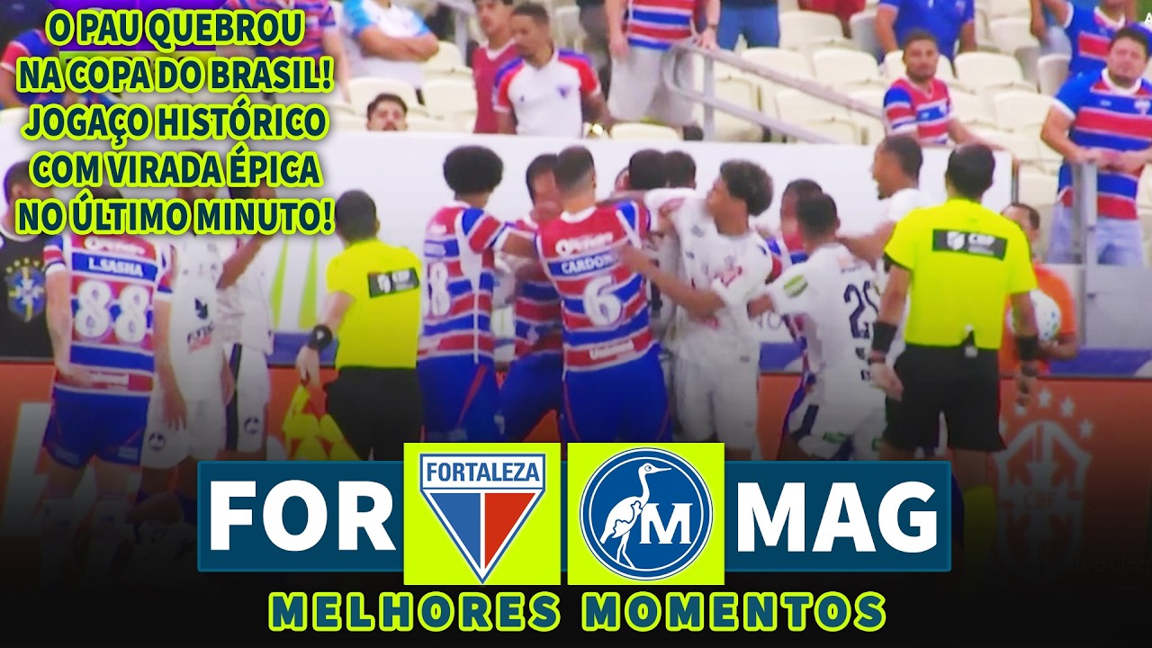 O PAU QUEBROU! MAIOR DO NORDESTE BATEU NO CAMPO E NA BRIGA! VIRADA HISTÓRICA NA C0PA DO BRAS1L!