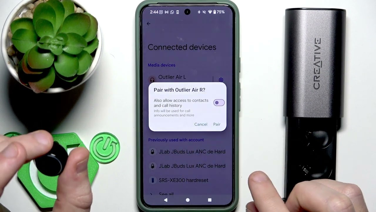 CREATIVE Outlier Air – How to Pair With Android Phone