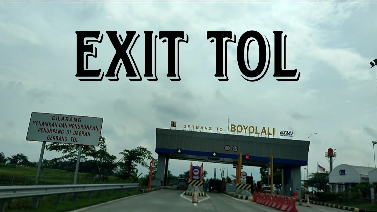 Menuju pintu tol Boyolali | exit tol Boyolali