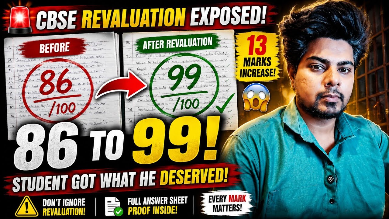 66 to 99 Marks After Revaluation? CBSE Answer Sheet Exposed