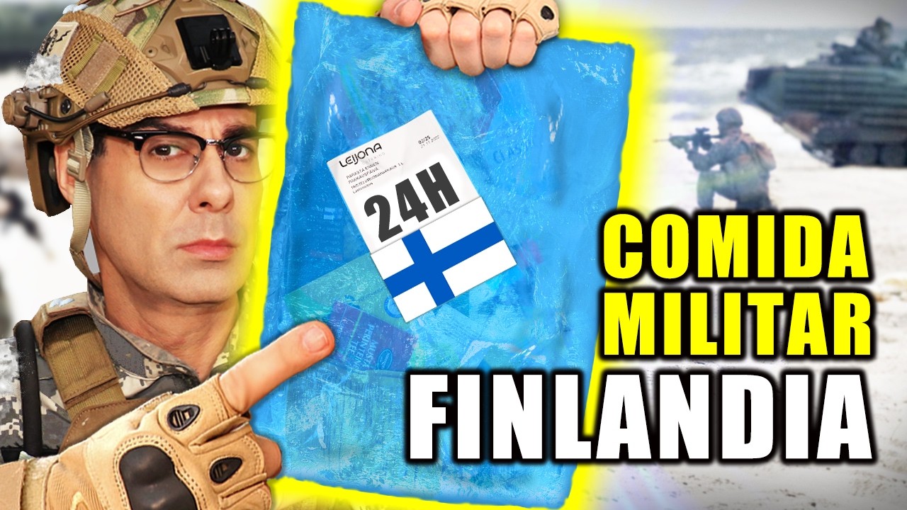 Probando COMIDA MILITAR de FINLANDIA 24 HORAS | MRE a -20&ordm;C