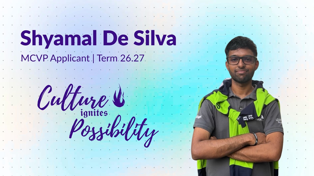 AIESEC in Sri Lanka MCVP Applicant Shyamal De Silva