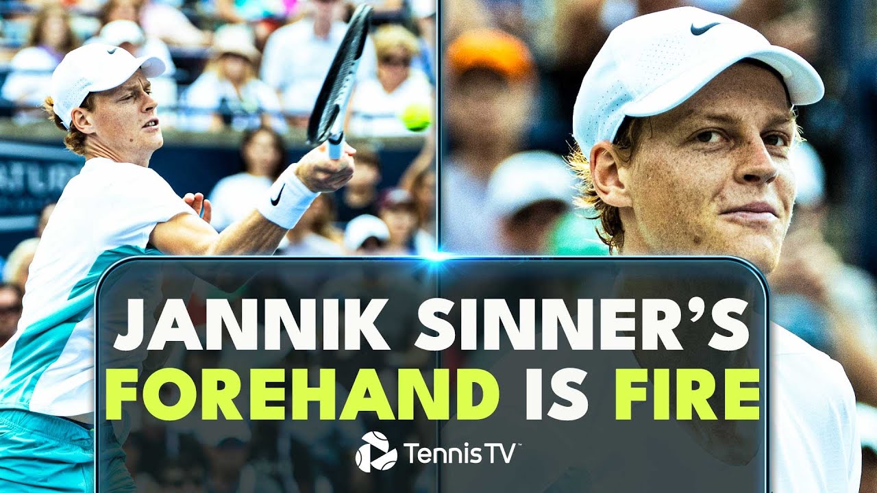 22 Outrageously Clean Jannik Sinner Forehands 😍