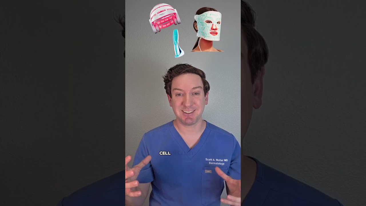 Redlight Therapy: what is it actually doing to our cells and does it WORK? #redlight #ledmask #derm
